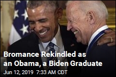 As an Obama and a Biden Graduate, Old Pals Reunite