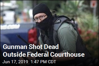 Gunman Opens Fire Outside Federal Courthouse