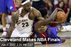 Cleveland Makes NBA Finals
