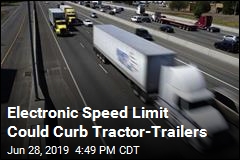 Bill Would Limit Heavy Trucks to 65 mph