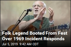Folk Legend Booted From Fest Over 1969 Incident Responds
