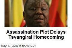 Assassination Plot Delays Tsvangirai Homecoming