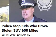 Police Stop Kids Who Drove Stolen SUV 600 Miles