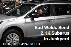 Subaru to Destroy 2.1K Vehicles With Bad Welds