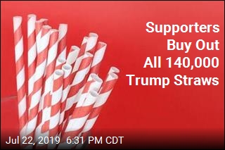 Supporters Buy Out All 140,000 Trump Straws