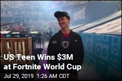 US Teen Wins $3M at Fortnite World Cup
