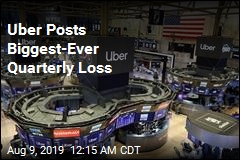 Uber Posts Biggest-Ever Quarterly Loss