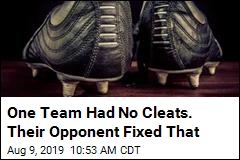 One Team Had No Cleats. Their Opponent Fixed That