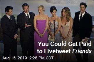 You Could Get Paid to Livetweet Friends