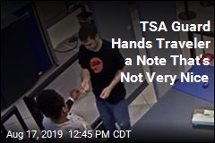 TSA Guard Fired for Giving Traveler a Note
