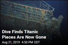 Dive Finds Titanic Pieces Are Now Gone