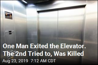 One Man Exited the Elevator. The 2nd Tried to, Was Killed