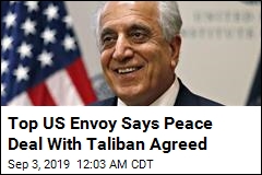 US Envoy Says Deal With Taliban Agreed &#39;in Principle&#39;