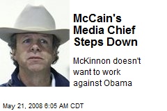 McCain's Media Chief Steps Down
