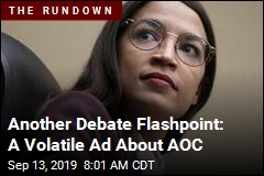 Volatile Ad During Debate Takes Aim at AOC