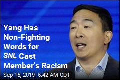 Andrew Yang on SNL Member&#39;s Racism: &#39;Happy to Talk&#39;