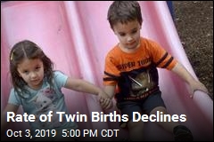 Twin Birth Rate Reverses, Falls