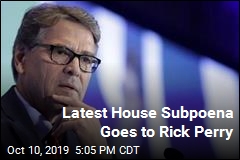 Latest House Subpoena Goes to Rick Perry