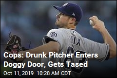 Cops: Drunk Pitcher Enters Doggy Door, Gets Tased