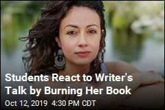 Students React to Writer&#39;s Talk by Burning Her Book