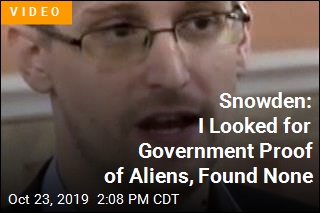 Snowden: I Found No Proof Government Knows of Aliens