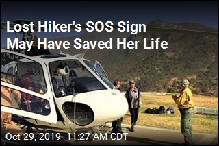 Lost Hiker&#39;s SOS Sign May Have Saved Her Life