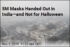 5M Masks Handed Out in India&mdash;and Not for Halloween
