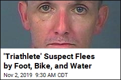 &#39;Triathlete&#39; Suspect Flees by Foot, Bike, and Water