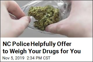 NC Police Helpfully Offer to Weigh Your Drugs for You