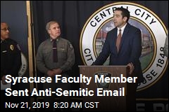 Another Racist Event at Syracuse: Anti-Semitic Email