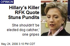 Hillary's Killer RFK Quote Stuns Pundits