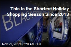This Is the Shortest Holiday Shopping Season Since 2013