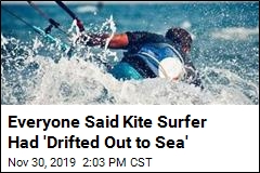 Kite Surfer &#39;Drifts Out to Sea&#39;