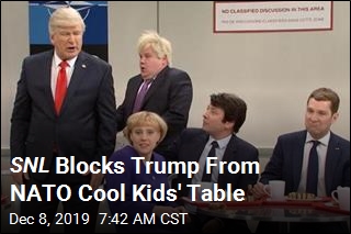 SNL Blocks Trump From NATO Cool Kids&#39; Table