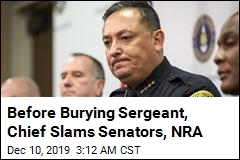 Before Burying Sergeant, Chief Slams Senators, NRA