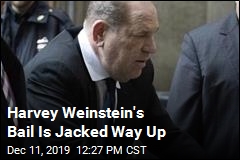Harvey Weinstein&#39;s Bail Is Jacked Way Up