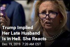 Congresswoman Blasts Trump&#39;s &#39;Hurtful Words&#39; on Late Husband
