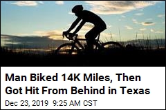 Man Trying to Bike Around the World Is Hit in Texas