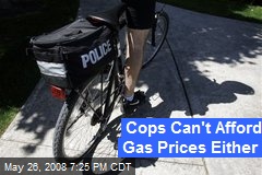 Cops Can't Afford Gas Prices Either