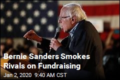 Bernie Sanders Smokes Rivals on Fundraising