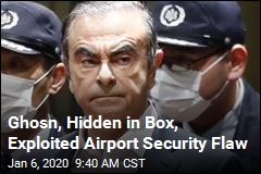 Ghosn, Hidden in Box, Exploited Airport Security Flaw
