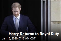 Harry Returns to Royal Duty