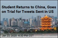 Student Returns to China, Goes on Trial for Tweets Sent in US