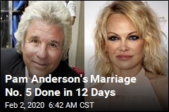 Pam Anderson&#39;s 5th Marriage Done After 12 Days