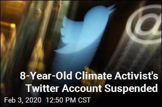 8-Year-Old Climate Activist&#39;s Twitter Account Suspended