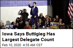 Iowa Says Buttigieg Has Largest Delegate Count