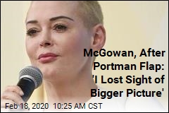 Without Naming Portman, McGowan Expresses Regret