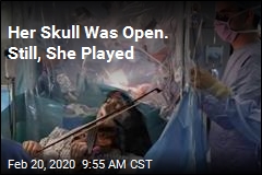 Her Skull Was Open. Still, She Played