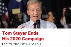Tom Steyer Ends His 2020 Campaign