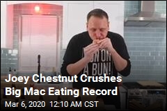 Joey Chestnut Crushes Big Mac Eating Record